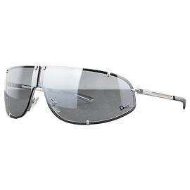 Dior by Galliano AW00 ‘Cossack’ Wrap Mask Shield Sunglasses Silvery