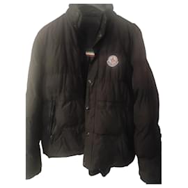 Black Moncler Down Jacket Black