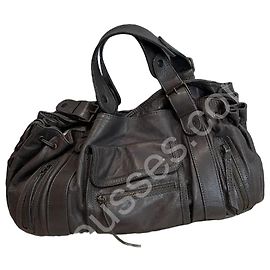Gerard Darel Sac Gérard Darel cuir gris taupe - poches zippées Autre