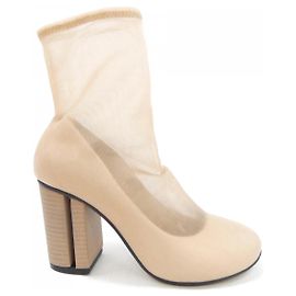 Autre Marque Botas de cuero Stephen Beige