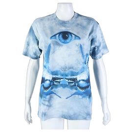 Burberry Manches Courtes Bleu