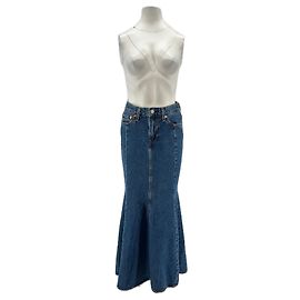 Levi's Saia longa de jeans Azul