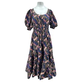 Ulla Johnson Robe imprimée longue Wax Multicolore