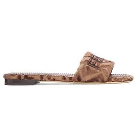 Fendi Slide Jacquard com logo FF Multicor