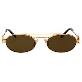 Miu Miu Occhiali da sole a forma ovale Multicolore