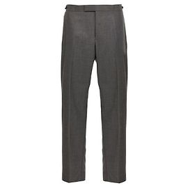 Thom Browne Twill Wool Low Rise Pants Brown