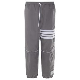 Thom Browne Stripe Track Pants Med Gray Brown