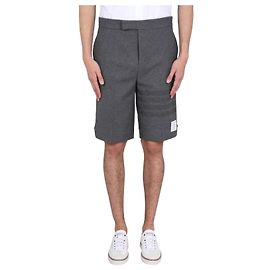 Thom Browne Double Face Tech Bar Stripe Pants Brown