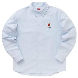 Kenzo Camicia in popeline con ricamo floreale Multicolore