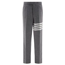 Thom Browne Flannel Low Rise Backstrap Pants Brown
