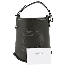 Delvaux Sac seau mini Pin Vert