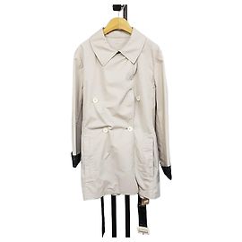 MCM Women's Belted Trench Coat Brown