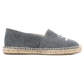 Isabel Marant Logo Canvas Espadrilles Black