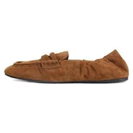 Miu Miu Mocassins en daim Marron