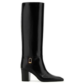 Saint Laurent Smooth Leather Boots AAEHR Black