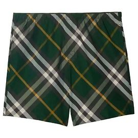 Burberry Short de baño a cuadros Multicolor