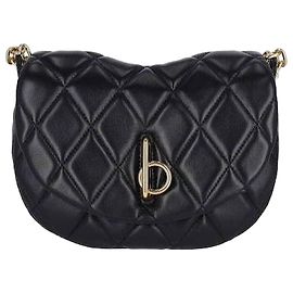 Burberry Bolsa de cavalo de balanço acolchoada Preto