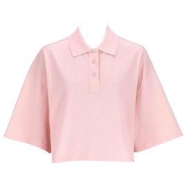 Bottega Veneta Polo en Piqué de Coton Court Multicolore