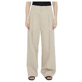 Bottega Veneta Pantalones de seda de algodón técnico Multicolor