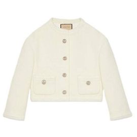 Gucci Wool Blending Tweed Jacket Multiple colors