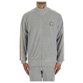 Moncler Giacca con zip e patch logo Multicolore