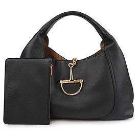 Gucci Borsa a Spalla Maxi Soft Bit Nero
