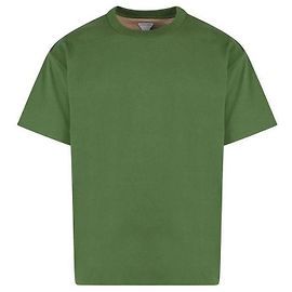 Bottega Veneta Camiseta de jersey de algodón de doble capa Multicolor