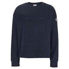 Moncler Sudadera de algodón con logo Multicolor