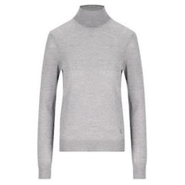 Saint Laurent Pull à col roulé Multicolore