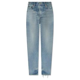 Saint Laurent Jeans de denim reto Multicor