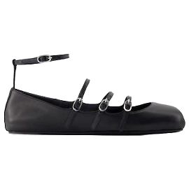 Alexander Mcqueen Strap Flat Shoes Multiple colors