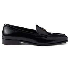 Prada Mocasín de charol Negro