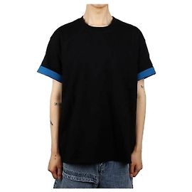 Bottega Veneta Camiseta de algodón relajada de doble capa Multicolor