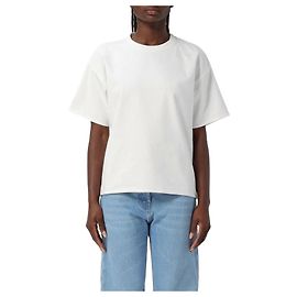 Bottega Veneta Camiseta de algodão com listras de dupla camada Multicor