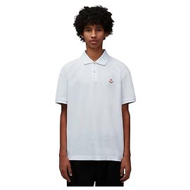 Moncler Polo con Logo Ricamato Multicolore