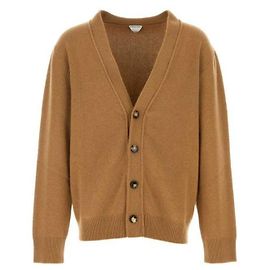 Bottega Veneta Klassische Kaschmir-Cardigan Braun