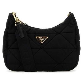 Prada Bolso de hombro acolchado de nailon Multicolor