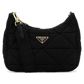 Prada Bolsa de ombro acolchoada de nylon Multicor