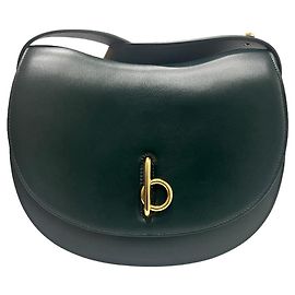 Burberry Locking Horsebag Medium Green