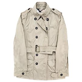 Burberry Brit Trench Coat Beige Brown