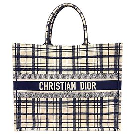 Dior Check and Book Tote Large Multiple colors