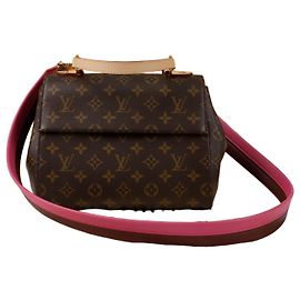 Louis Vuitton Cluny BB Tote Shoulder Bag Brown