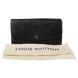 Louis Vuitton Cartera Larga Mahina Iris Negro