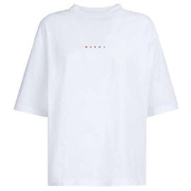 Marni Camiseta de algodón con logo Multicolor