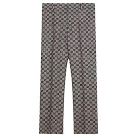 Gucci Pantalones Monogram Multicolor