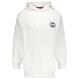 Gucci Sweat à capuche en jersey de coton Multicolore