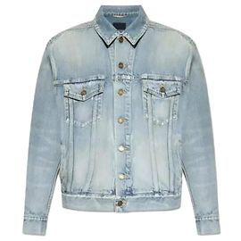Saint Laurent Oversized Jeansjacke Mehrfarben