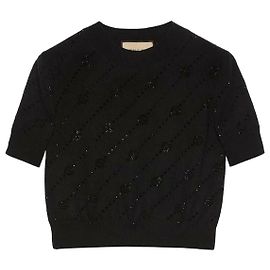Gucci Suéter de cashmere entrelaçado Multicor