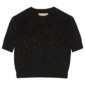 Gucci Pull en cachemire entrelacé Multicolore