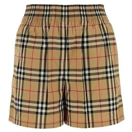 Burberry Shorts de algodón Check Multicolor